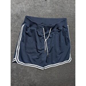 Shaka Wear Mesh Basketball Shorts Navy Blue White Stripe Streetwear Mens XL